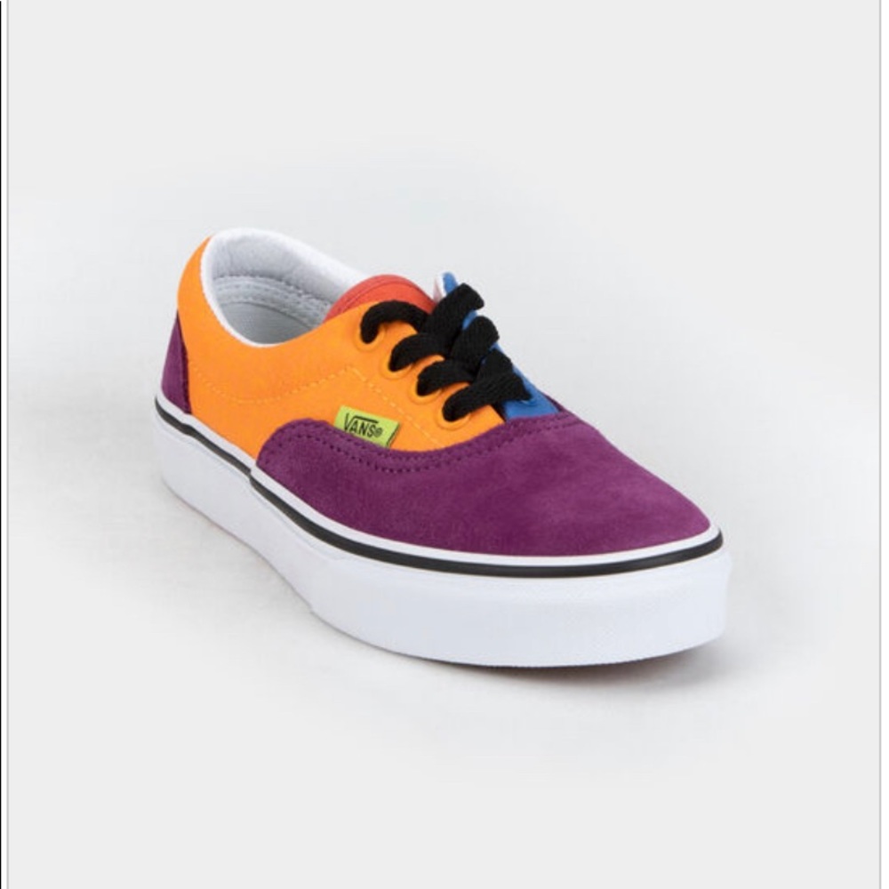 New VANS Mix & March Lace-up Kids Sneaks